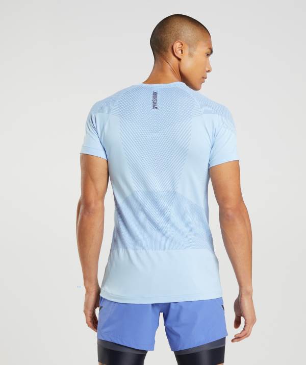 Panske Tricka Gymshark Apex Seamless Modre / Modre | LB6082459